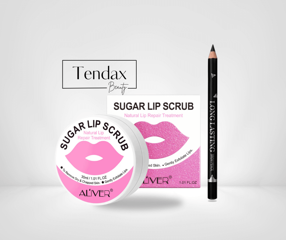 Kit Lèvre Rose – Gommage au Sucre + Crayon Contour Longue Tenue