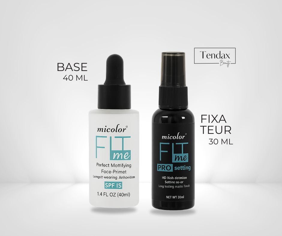 Duo FIT ME – Base Matifiante + Fixateur HD (40ml + 30ml)
